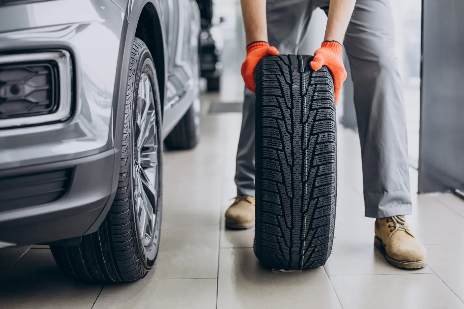 Comparing all-season and all-weather tires for winter driving traction and grip.